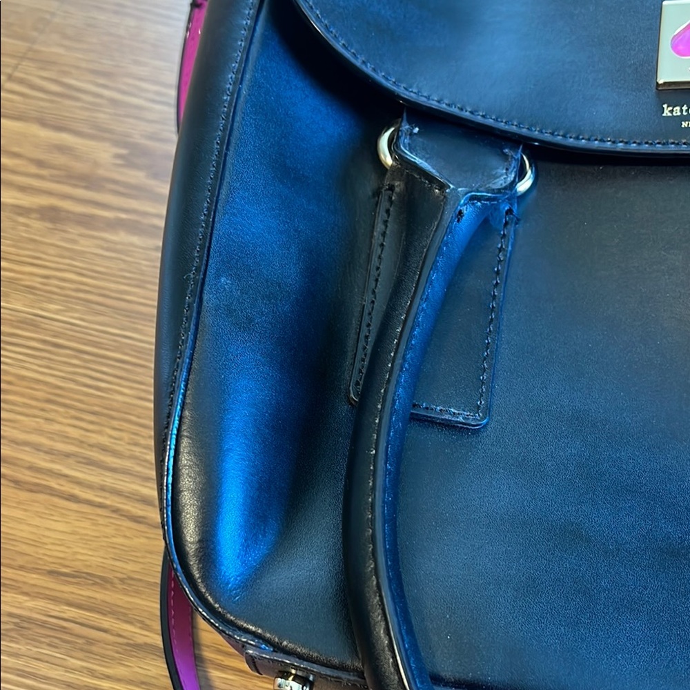 Kate Spade Black Leather Tote Bag - Picture 6 of 7